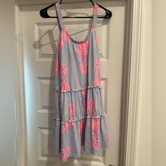Lilly Pulitzer Dresses & Skirts - Lilly Pulitzer Loro Rum Swizzle Pineapple Dress size small rare find